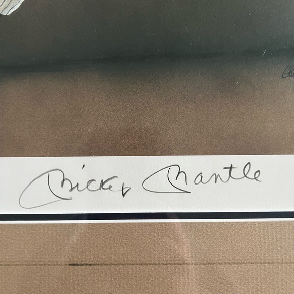 Mickey mantle autographed lithograph 197/250 !!!!! - Picture 5 of 5